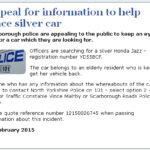 NYP: Appeal For Silver Car